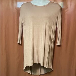 Bellamie Light Brown Women's Tunic Top